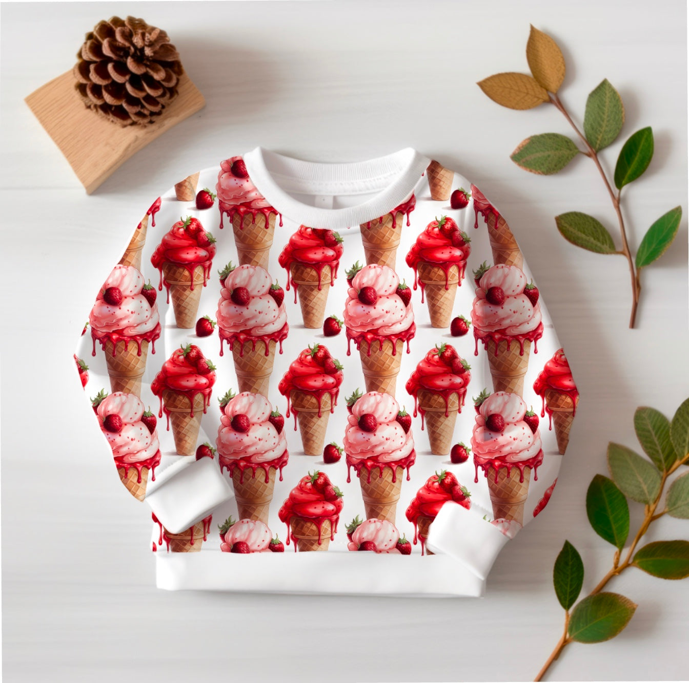 Erdbeere Eis Dauervorbestellung